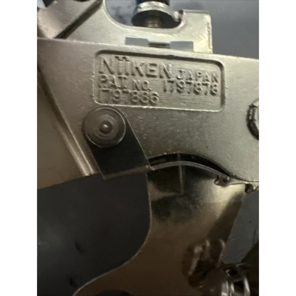 Vintage NIIKEN Japan Slant Ruffler Sewing Machine Attachment 1797878 1797886 Box